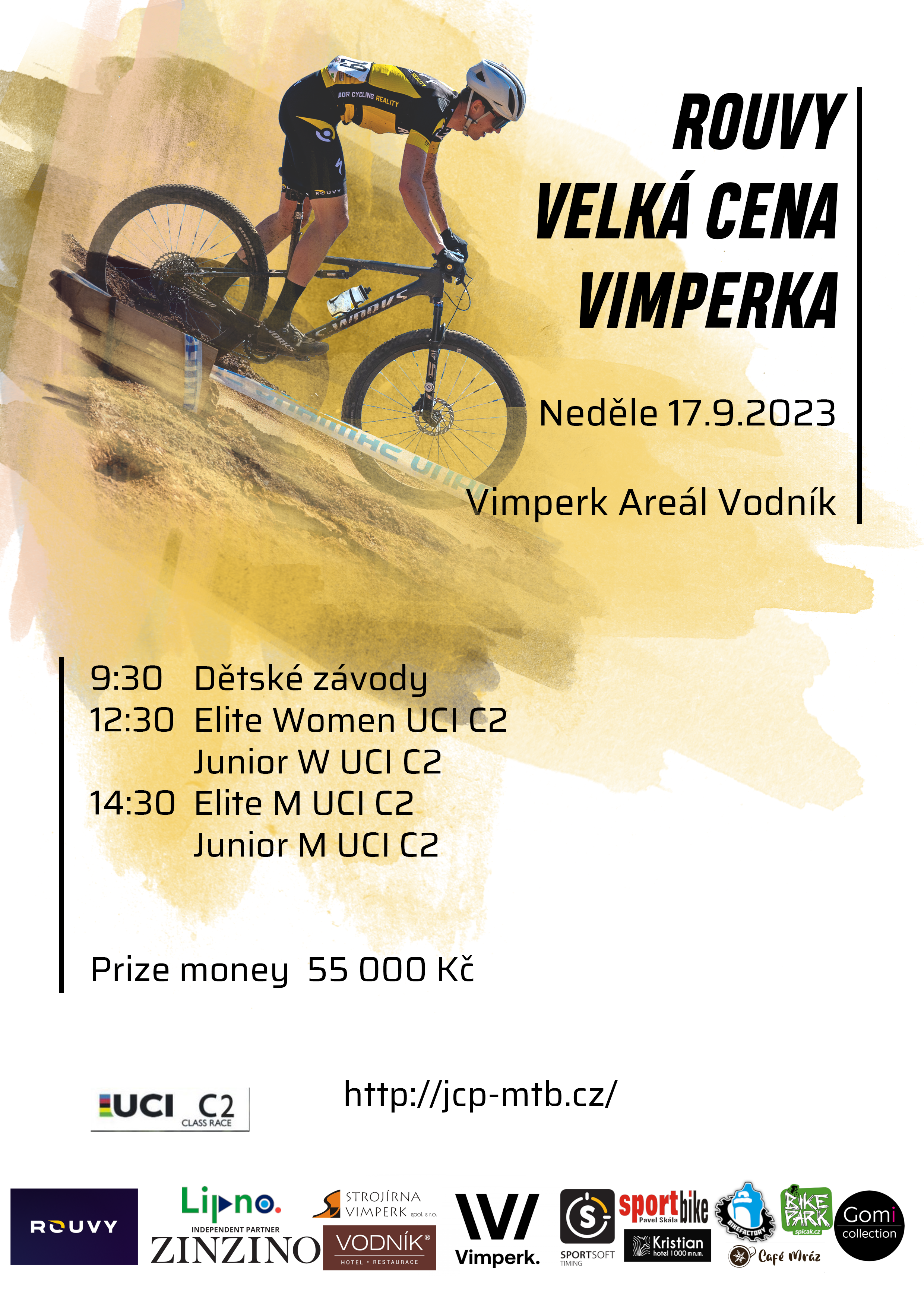 ROUVY Velká Cena Vimperka MTB XCO 2020 poster